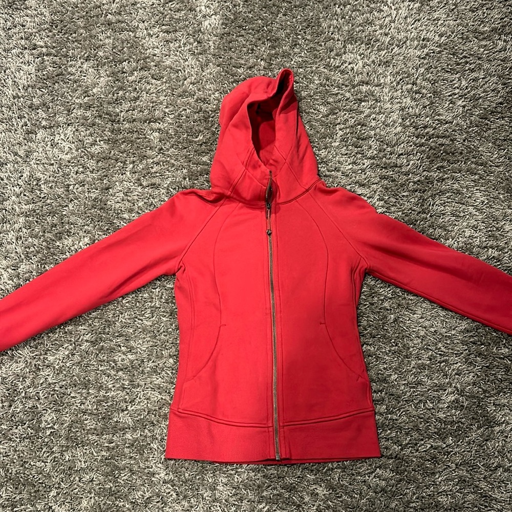 Lululemon full zip scuba hooded sweatshirt
